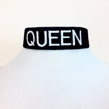 Thick Band Custom Embroidered Choker.