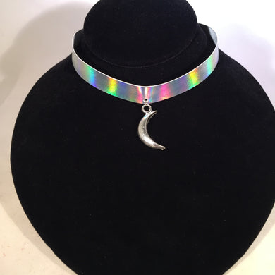 Crescent Holographic Choker.