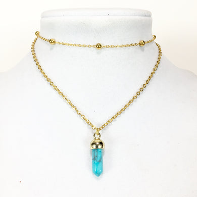 Cadence Crystal Stone Necklace.