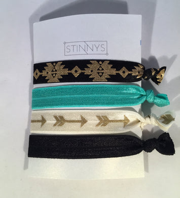 Tribal Teal Ties - Stinnys