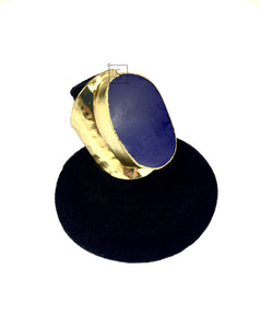 Lapis Stone Gold Ring.