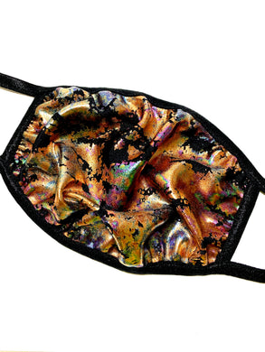 Burnt Oil Mouth Mask.