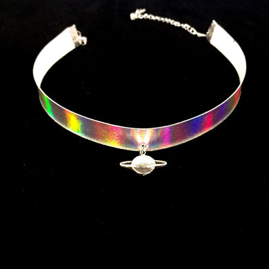 Saturn Halographic Choker.