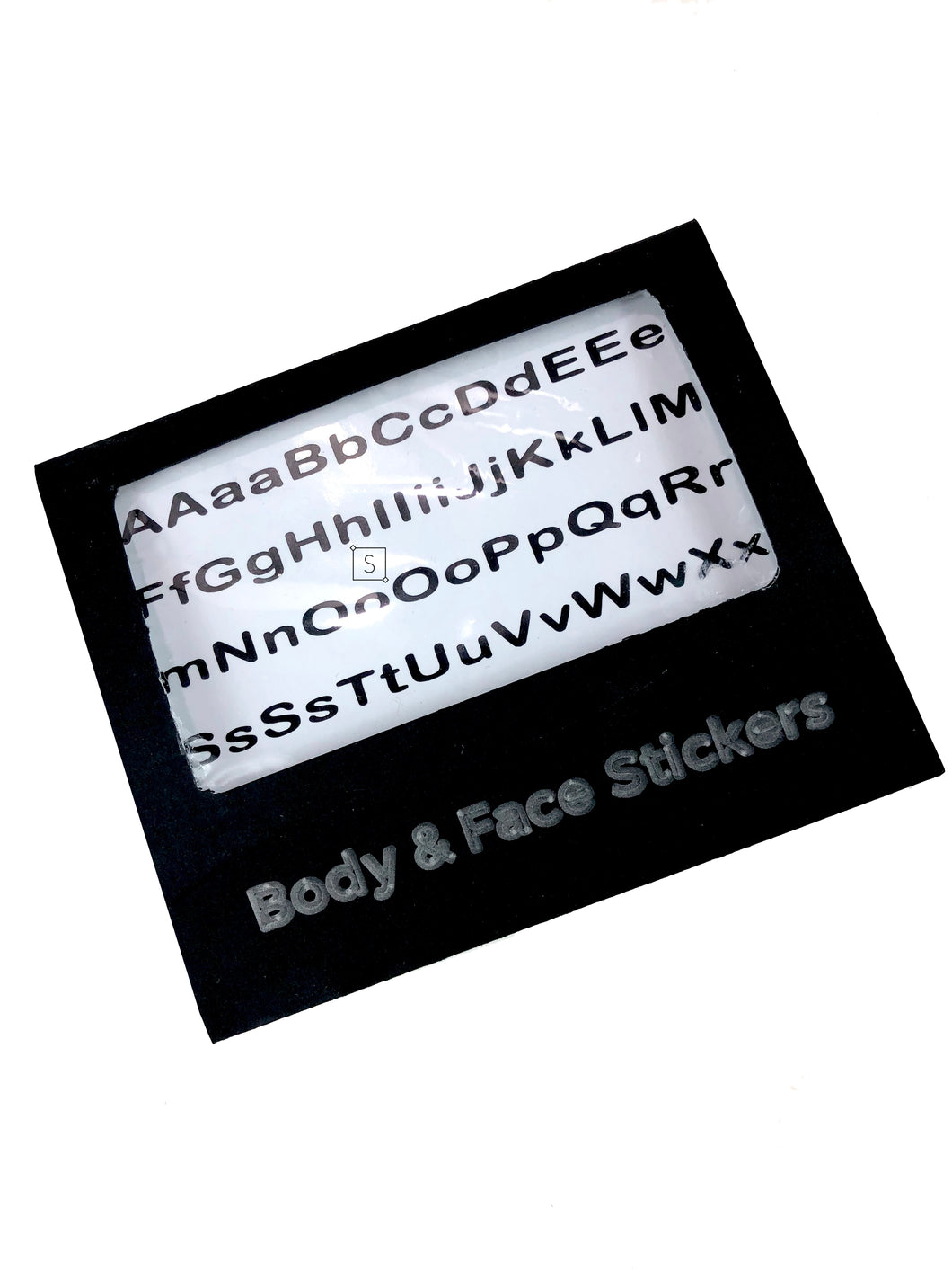 Alphabet Letter Body & Face Stickers.