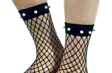 Pearl Fish Net Socks.