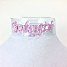 Lets Be Clear Custom Embroidered Choker.