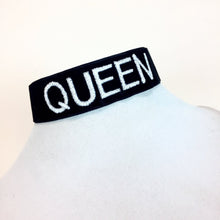 Thick Band Custom Embroidered Choker.