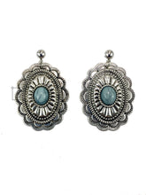 Turquoise Concho Earrings - Stinnys